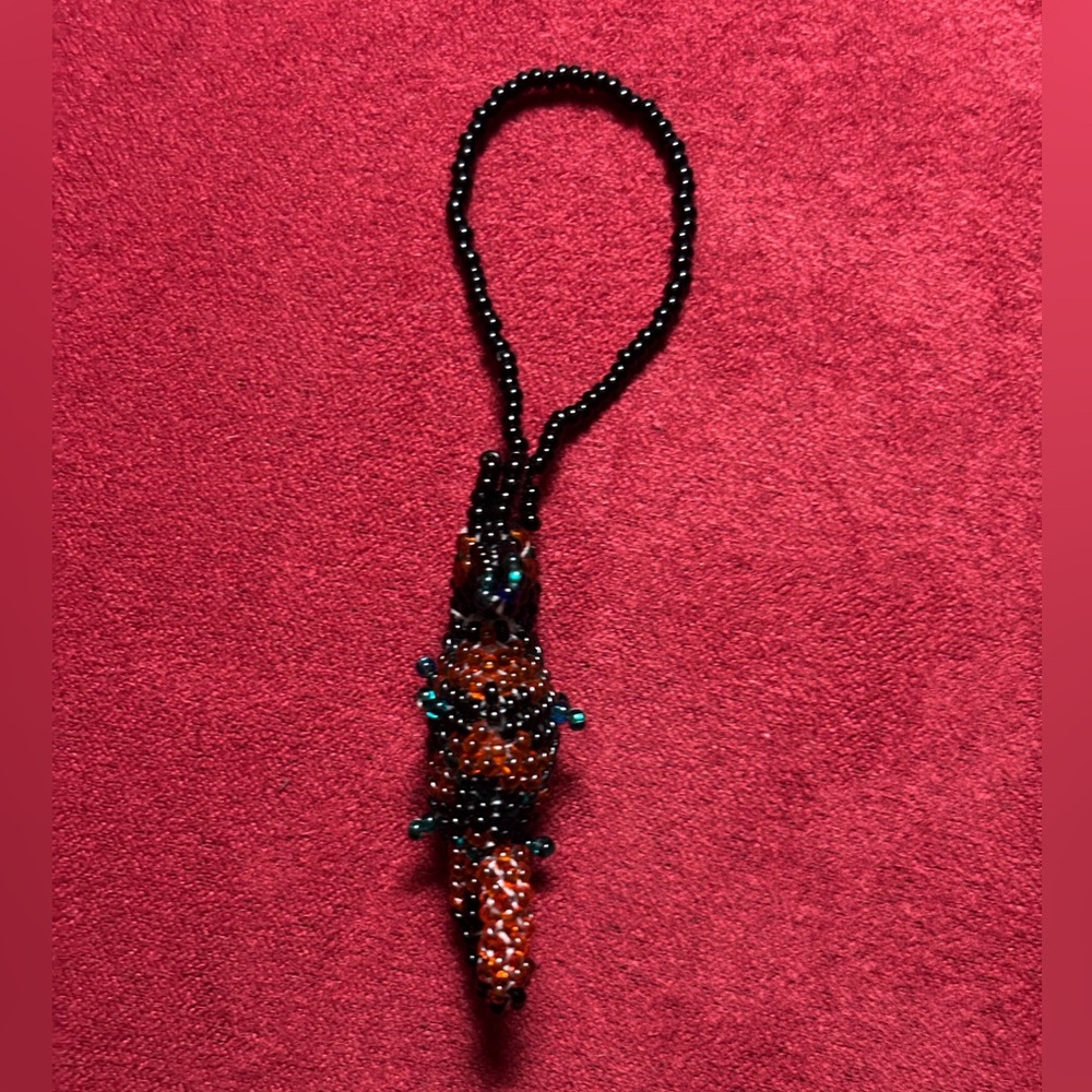 Beaded Seahorse Hanging Ornament NWOT - Picture 4 of 4